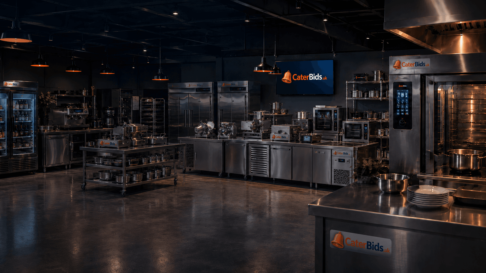 Commercial catering equipment showroom